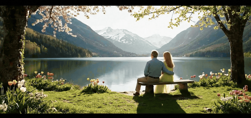 Peaceful Lake Scene